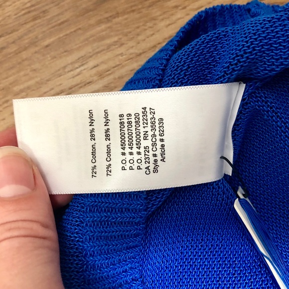 NWT Babaton 1-01 stettheimer sweater cornflower - Picture 5 of 5